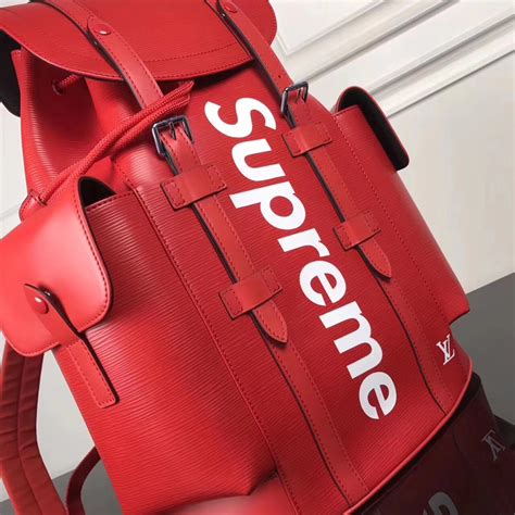 buy fake supreme x louis vuitton backpack|lv christopher backpack price.